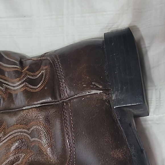 Ariat Mens Western Cowboy Boots Size 9.5 D Brown - Picture 6 of 11